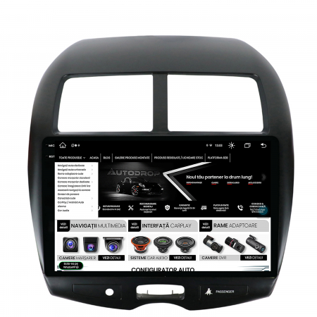 Navigatie 2K Mitsubishi ASX / Peugeot 4008 (2010-2015) Android 8+256GB | AutoDrop.ro [12]