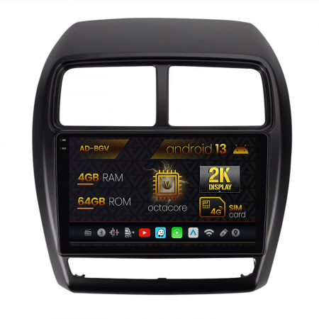 Asx 2015-2019 - Navigatie 2K Mitsubishi ASX Android 4+64GB | AutoDrop.ro