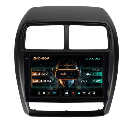 Asx 2015-2019 - Navigatie 2K Mitsubishi ASX Android 4+64GB | AutoDrop.ro