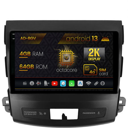 4007 (2007-2012) - Navigatie Android 13 Mitstubishi Peugeot 4+64GB | AutoDrop.ro