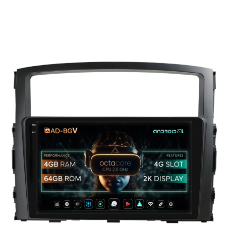 Pajero (2006-2015) - Navigatie 2K Android 13 Mitsubishi Pajero 4+64GB | AutoDrop.ro