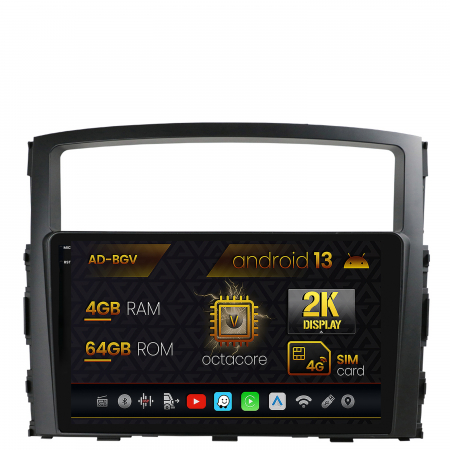 Pajero (2006-2015) - Navigatie 2K Android 13 Mitsubishi Pajero 4+64GB | AutoDrop.ro