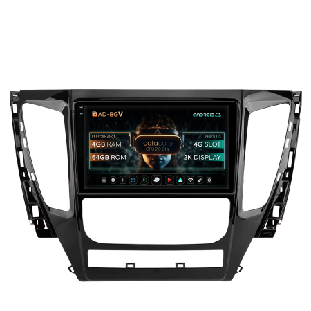 Pajero (2016-2018) - Navigatie Android 2K Mitsubishi Pajero (2016-2018), 4+64GB | AutoDrop.ro
