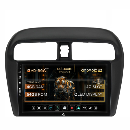 Mirage 2012->> - Navigatie Mitsubishi Space star Android 4+64GB | AutoDrop.ro