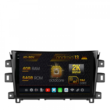Navara 2015 - >> - Navigatie 2K Android 13 Nissan Navara 4+64GB | AutoDrop.ro