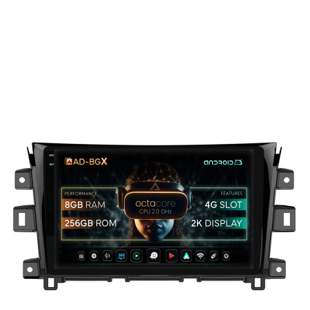 Navara 2015 - >> - Navigatie 2K Android 13 Nissan Navara 8+256GB | AutoDrop.ro