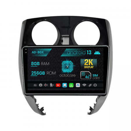 Note 2012-2019 - Navigatie 2K Android 13 Nissan Note (2012-2019) 8+256GB | AutoDrop.ro