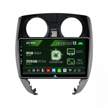 Note 2012-2019 - Navigatie Android 13 Nissan Note (2012-2019) 8+256GB | AutoDrop.ro