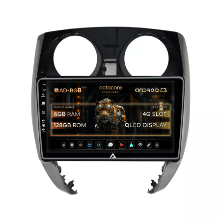 Note 2012-2019 - Navigatie Android Nissan Note (2012-2019) AD-BGB | AutoDrop.ro