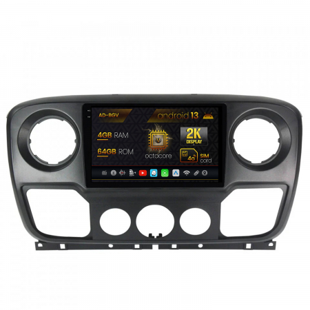 NV400 (2010-2020) - Navigatie 2K Android 13 Opel Movano / Renault Master
