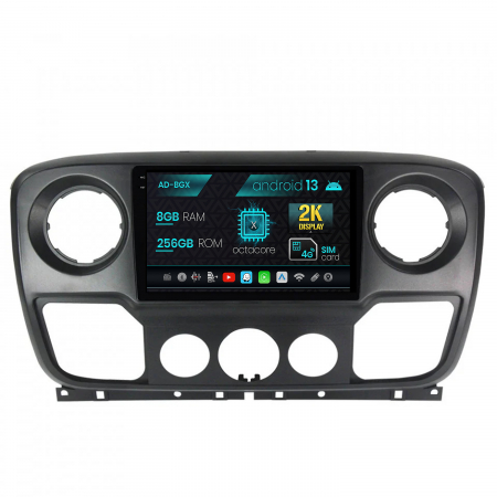 NV400 (2010-2020) - Navigatie 2K Android 13 Renault Master 8+256GB | AutoDrop.ro