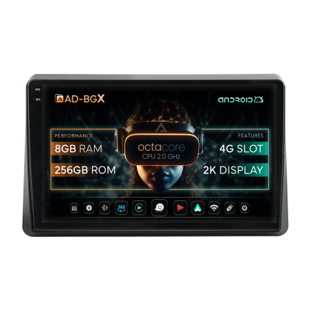 Master 3 2020-2024 - Navigatie Android 2K Opel Movano / Renault Master (2020-2024) 8+256GB | AutoDrop.ro
