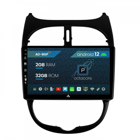 206 (1998-2012) - Navigatie Peugeot 206 Android 2+32GB | AutoDrop.ro