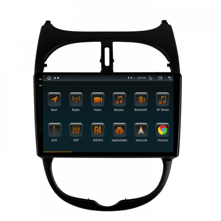 Navigatie Android 13 2K Peugeot 206 4+64GB | AutoDrop.ro [2]