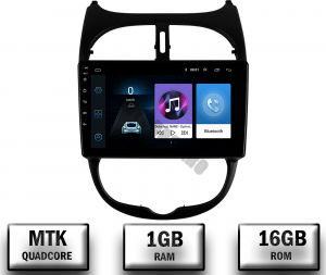 Navigatie Peugeot 206 Android 1+16GB | AutoDrop.ro [0]