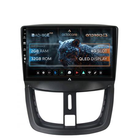 207 (2006-2015) - Carplay Android 12 Peugeot 207 | AutoDrop.ro