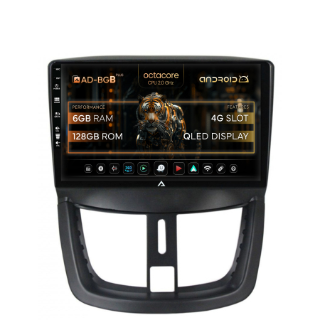 207 (2006-2015) - Navigatie Android 12 Peugeot 207 6+128GB | AutoDrop.ro