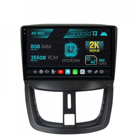 207 (2006-2015) - Navigatie Android 2K 13 Peugeot 207 8+256GB | AutoDrop.ro