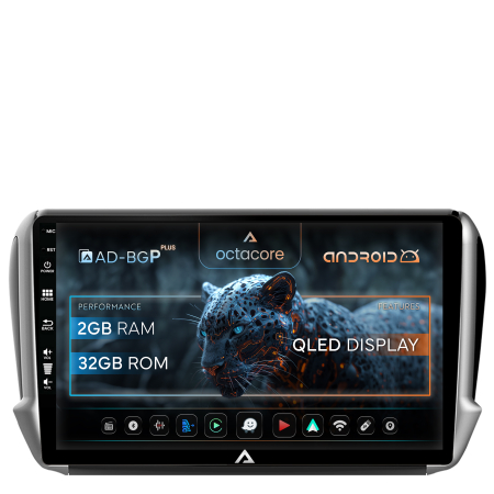 208 (2012-2019) - Navigatie Android Peugeot 208/2008 2GB | AutoDrop.ro