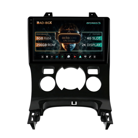 3008 (2009  ->>) - Navigatie Android 13 2K Peugeot 3008/5008 8GB | AutoDrop.ro