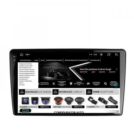 Navigatie Dedicata 2K Peugeot 307 Android 8GB | AutoDrop.ro [6]