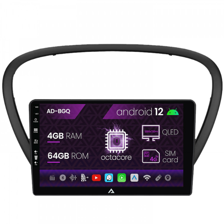 Navigatie Peugeot 607 Android 4+64GB AD-BGQ | AutoDrop.ro [1]