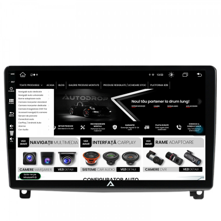 Navigatie Peugeot 407 Android 8+256GB AD-BGZ | AutoDrop.ro [3]