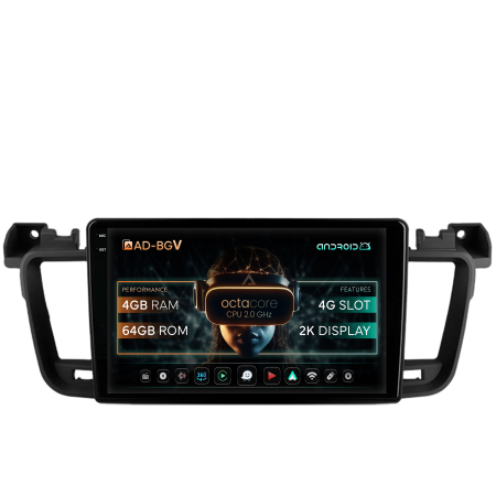 508 (2010 ->>) - Navigatie Android 2K 13 Peugeot 508 4GB | AutoDrop.ro
