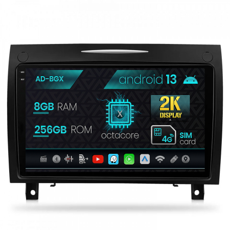 SLK R171 2004-2010 - Navigatie Android 2K Benz SLK (2006-2010) 8+256GB | AutoDrop.ro