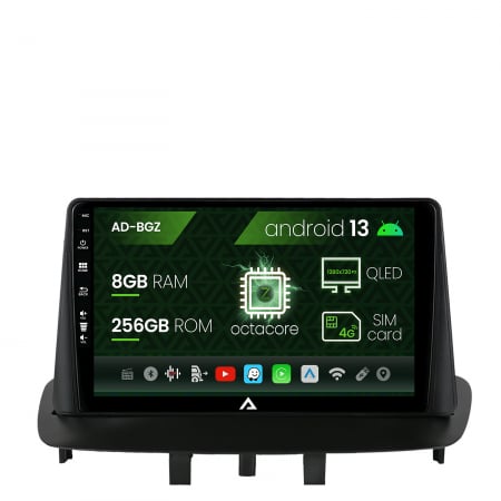 Megane III 2009-2016 - Android 13 Renault Megane 3/Fluence 8+256GB | AutoDrop.ro