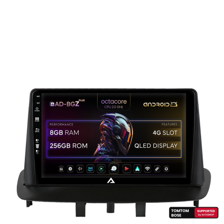 Renault Megane III 2009-2016 fejegység - Android Renault Megane 3/Fluence 8+256GB | AutoDrop.ro
