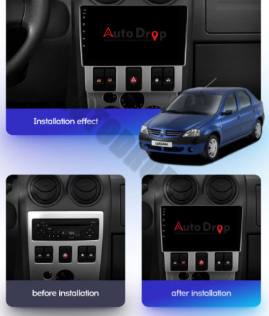 Navigatie Android 10 Dacia Logan PH1 PX6 | AutoDrop.ro [17]