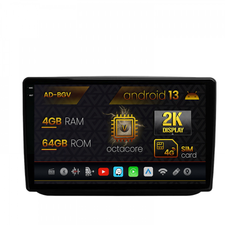 Fabia 1999-2013 - Navigatie 2K Android 13 Skoda Fabia 4+64GB | AutoDrop.ro