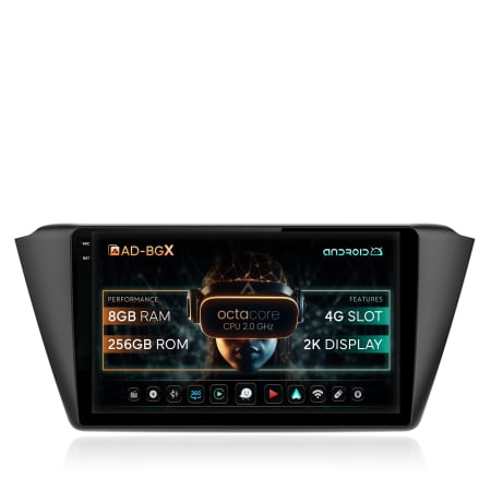 Fabia 2014 - >> - Navigatie Android 2K Skoda Fabia 3 2015+ 8GB | AutoDrop.ro