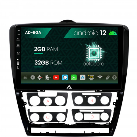 Navigatie Android 12 Skoda Octavia 2 2GB | AutoDrop.ro [0]