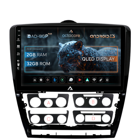 Octavia II NFL 2005-2008 - Navigatie Skoda Octavia 2 10Inch Android | AutoDrop.ro