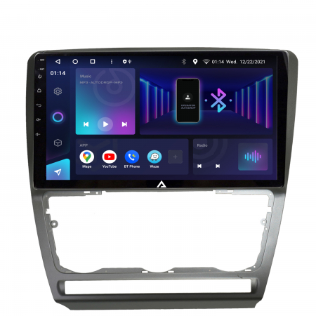 Navigatie QLED Android 12 Skoda Octavia 2 | AutoDrop.ro [2]