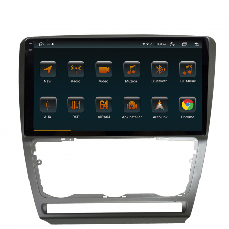 Navigatie Android 13 2K Skoda Octavia 2 4GB | AutoDrop.ro [2]