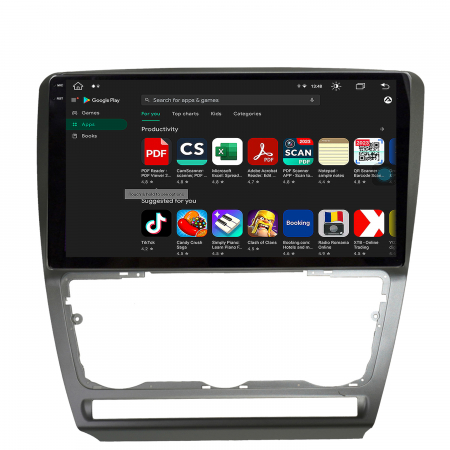 Navigatie Android 13 2K Skoda Octavia 2 8GB | AutoDrop.ro [9]