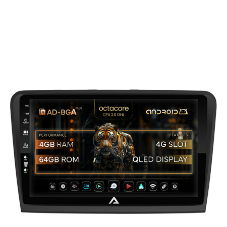 Superb II 2008-2014 - Navigatie  Android  Skoda Superb 2 4+64GB | AutoDrop.ro