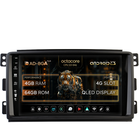 Smart FORTWO 2007-2010 - Carplay SMART Fortwo 2007-2011 4+64GB AD-BGA | AutoDrop