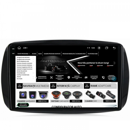 Carplay SMART Fortwo 2016-Prezent 8+256GB AD-BGX | AutoDrop [8]