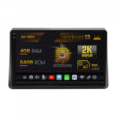Master 3 2020-2024 - Navigatie Android 2K Opel Movano / Renault Master (2020-2024), 4+64GB | AutoDrop.ro