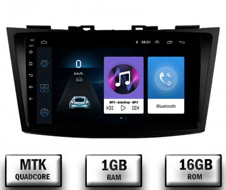 Navigatie Android Suzuki Swift 2011-2017 1GB | AutoDrop.ro [0]
