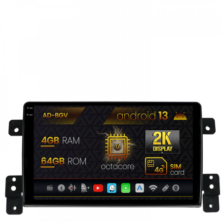 Grand-Vitara 1996-2014 - Navigatie 2K Android 13 Suzuki Grand Vitara 4GB | AutoDrop.ro