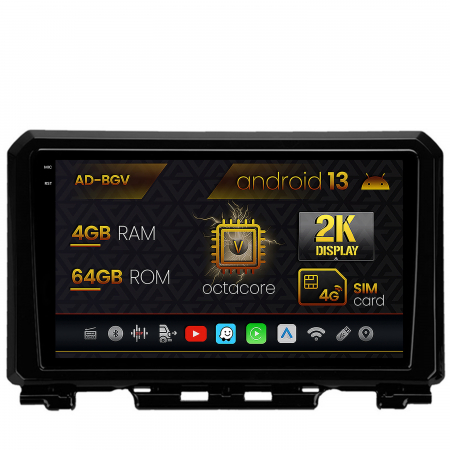 Jimny 2018 - >> - Navigatie 2K Android 13 Suzuki Jimny 4+64GB | AutoDrop.ro