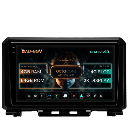 Jimny 2018 - >> - Navigatie 2K Android  Suzuki Jimny 4+64GB | AutoDrop.ro