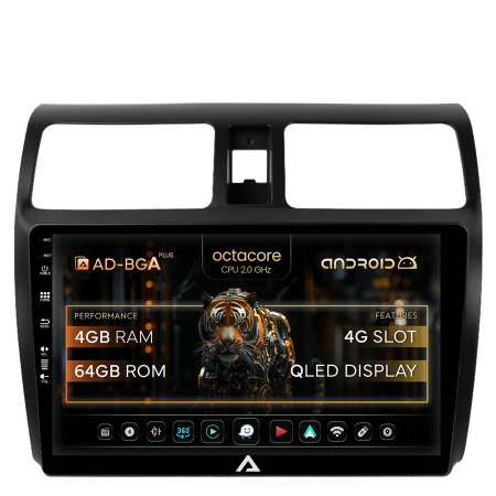 Swift 2004-2010 - Navigatie  Android  Suzuki Swift 4+64GB 4G | AutoDrop.ro