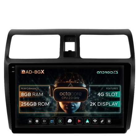 Swift 2004-2010 - Navigatie 2K Android Suzuki Swift 8+256GB | AutoDrop.ro