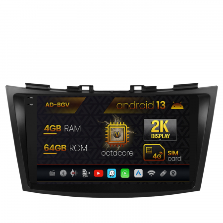 Swift 2011-2014 - Navigatie Android Suzuki Swift 2011-2017 4GB | AutoDrop.ro
